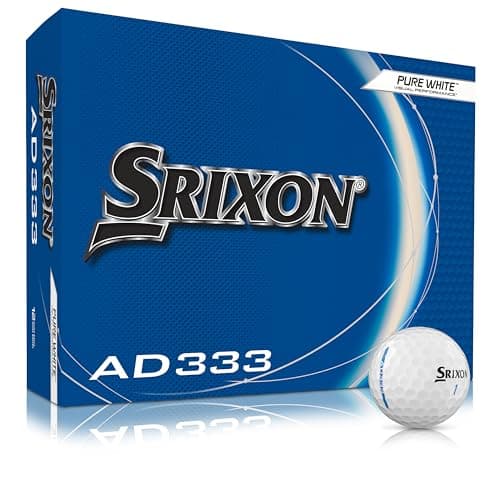 Image of Srixon AD333 11 - High-Performance Distance and Speed Golf Balls - Low Compression - For Consistency and Control - Alignment Line - Premium Golf Accessories and Golf Gifts, White