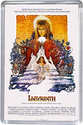 Image of Labyrinth Movie Poster David Bowie Fridge Magnet 5 x 7.5 cm