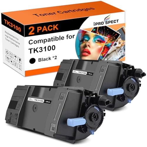Image of TK3100 TK-3100 Toner Cartridge Replacement for Kyocera ECOSYS FS-2100D FS-2100DN FS-4100DN FS-4200DN FS-4300DN M3040DN M3540DN Printers (Black, 2-Pack)