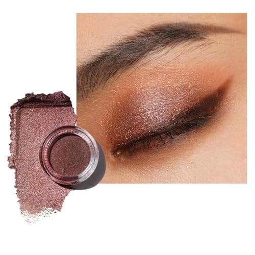 Image of OULAC Cream Eyeshadow, Glitter Brown Eyeshadow, Holds Makeup For 12 Hours +, Waterproof and Sweatproof, Crease Resistant, Vegan | 06g (05) Honey Bunny