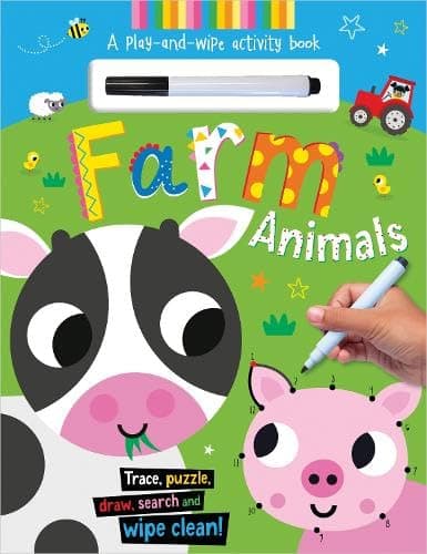 Image of Wipe-Clean Farm Animals