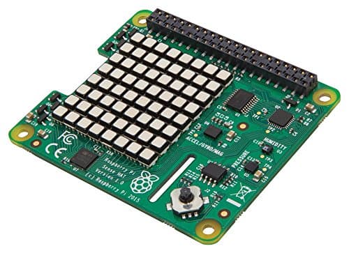 Image of RASPBERRYPI-SENSEHAT Raspberry Pi Sense HAT with Orientation, Pressure, Humidity and Temperature Sensors