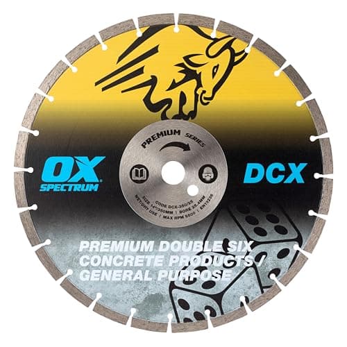 Image of OX Spectrum Premium Double Six Diamond Blade - GP - 350/25.4mm