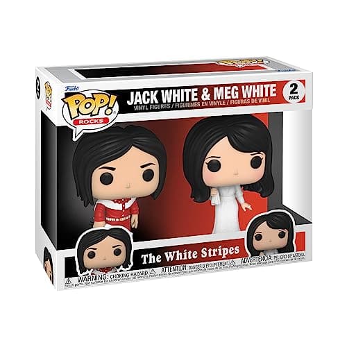 Image of Funko POP! Rocks: the Meg White Stripes 2pk - Collectable Vinyl Figure - Gift Idea - Official Merchandise - Toys for Kids & Adults - Music Fans - Model Figure for Collectors and Display