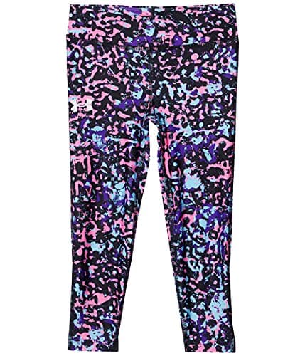 Image of Under Armour Kids Ankle Crop Legging - Black/White - 13 Years