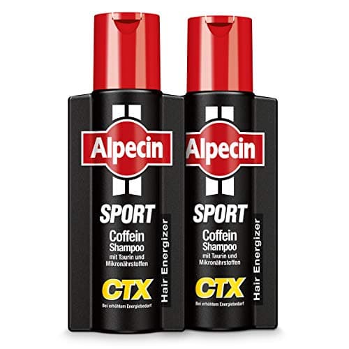 Image of Alpecin Sport Caffeine Shampoo CTX – 2 x 250 ml – For Sports Load | Energy for Strong Hair | Hair Care for Men – Made in Germany