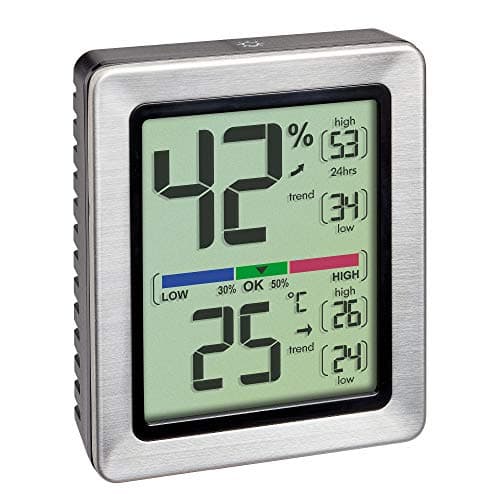 Image of TFA Dostmann 30.5047.54.K EXACTO Thermo/Hygrometer Silver