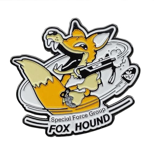 Image of FaNaTtik Metal Gear Solid Foxhound Limited Edition Pin Badge
