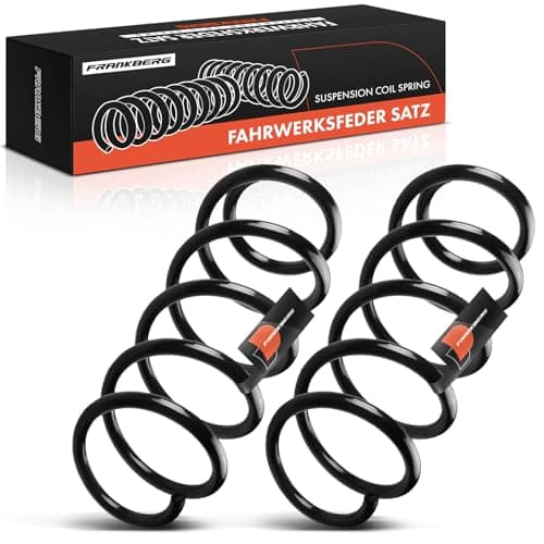 Image of Frankberg 2x Coil Spring Front axle Compatible with Astra H 2004-2009 Astra H Caravan L35 2004-2010 Astra H GTC A04 L08 2005-2010 Replace# 93179682