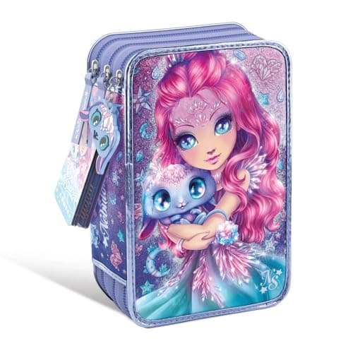Image of Nebulous Stars 3-Tier Pencil Case - Cristalia and Agatha