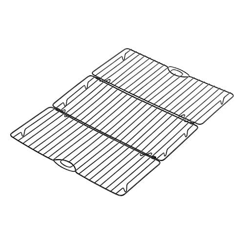 Image of Tala Non-Stick Rectangular Folding Cake Cooling Rack 45 x 32cm, Durable & Space-Saving Design for Cakes, Muffins & Biscuits
