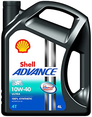 Image of Shell Advance 4T Ultra 10W-40, 4 Litre