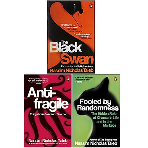 Image of Nassim Nicholas Taleb 3 Books Collection Set (The Black Swan, Antifragile, Fooled by Randomness)