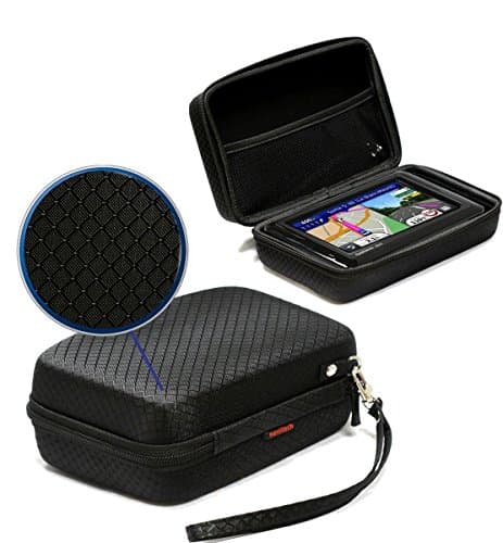 Image of Navitech Car Dash Cam/Camera Carry Case/Bag Compatible With KAISER BAAS R50 (Case also fits with Windscreen Mount + Car Charger)