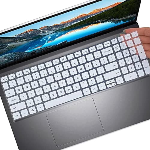 Image of Keyboard Cover for 15.6" Dell Inspiron 15 3510 3511 3515 3525 3530 3535 5510 5515 5518 7510, 2025 Dell 15 Laptop DC15250 DC15255 15.6, Vostro 3510 3520 3530 5510 5515 15.6, Latitude 3520/Inspiron 7610