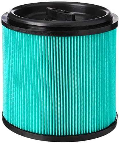 Image of Vacmaster 951316 Official Universal HEPA H13 Cartridge Filter for 15-60L Wet & Dry Vacuum Cleaners and Dust Extractors, Green - Dry Use Only