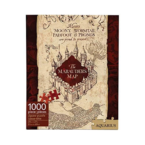Image of AQUARIUS Harry Potter Marauders Map Jigsaw Puzzle - 1000 Pieces