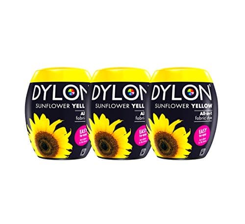 Image of New Dylon 350g Deep Sunflower Yellow Dye Pod 3 Pack