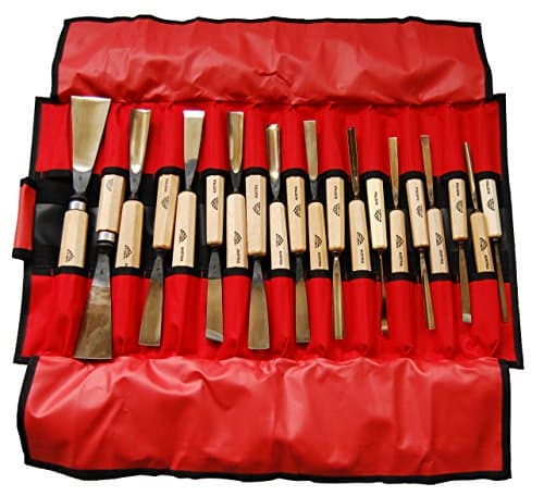 Image of Stubai 9002793505367 Wood Carving Chisel Set - Black