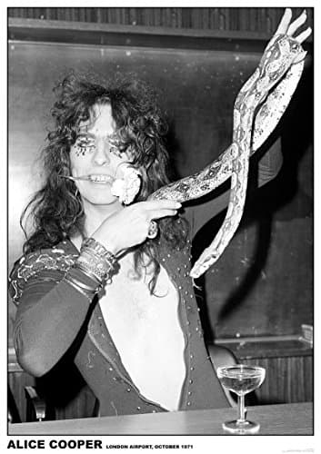 Image of Unbekannt Alice Cooper Poster London Airport October 1971