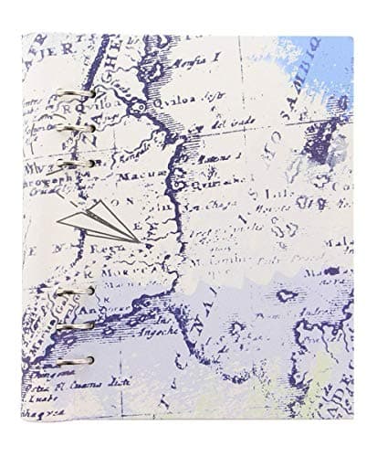 Image of Filofax 23627 A5 Clipbook Patterns Retro Map Diary