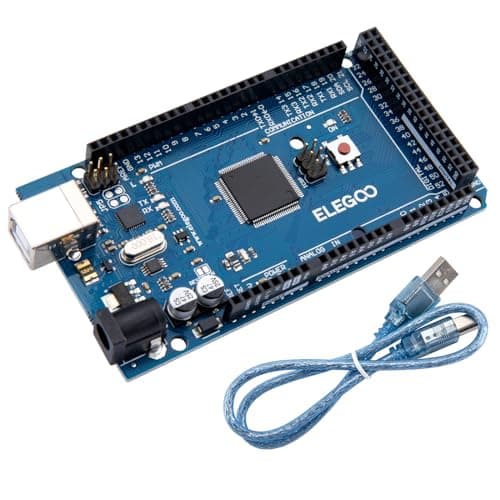 Image of ELEGOO MEGA R3 Board ATmega 2560 + USB Cable Compatible with Arduino IDE Projects RoHS Compliant