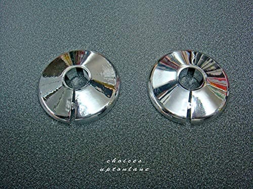 Image of TALON x 2 Chrome 15mm Pipe Cover/Collar/Rad ring