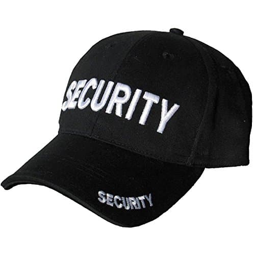 Image of Mens Mlitary Combat Black Security Baseball Cap Hat Sun Visor New