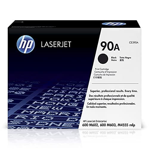 Image of HP CE390A 90A Original LaserJet Toner Cartridge, Black, Single Pack