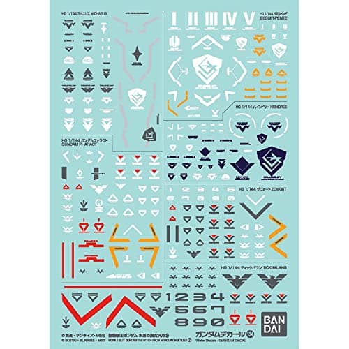 Image of Gundam Decal GD-134 Mobile Suit Gundam: The Witch from Mercury Set 2