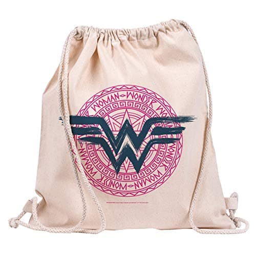Image of GB eye DC Comics Wonder Woman Logo Draw String Canvas Eco Bag