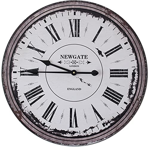 Image of 60 cm Large Wooden Wall Clock Vintage Retro Business Office Home Bar Hotel Wall Decoration