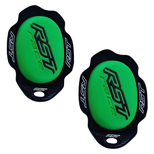 Image of RST 1921 TPU Knee Sliders Road Racing Sports Track Motorcycle Motorbike Knee Sliders (Green)
