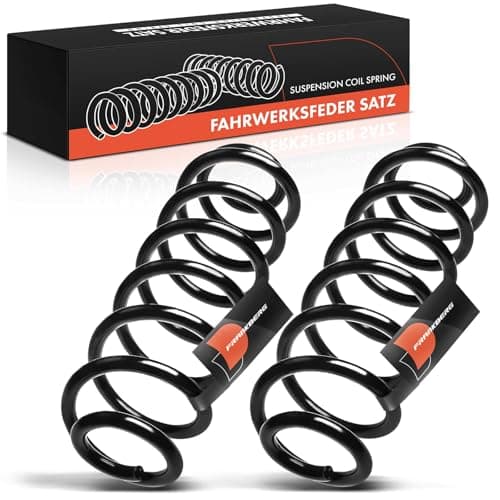 Image of Frankberg 2x Coil Spring Rear axle Compatible with A4 Allroad 8KH B8 2.0L-3.0L 2009-2016 Replace# 8K0511115FN