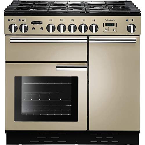 Image of Rangemaster PROP90DFFCRC Professional Plus 90cm Dual Fuel Range Cooker - Cream