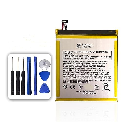 Image of XITAIAN 3.8V 12.16Wh 3200mAh MC-308695 58-000255 Replacement Battery for ST28 Tablet (with 8 Pieces Repair Tools)