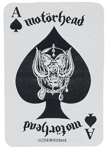 Image of Motorhead Ace of Spades Playing Card Patch