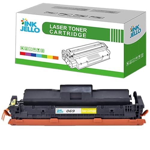 Image of Inkjello 069 Toner Cartridge For Printer, Compatible With Canon i-SENSYS LBP673Cdw MF752Cdw MF754Cdw Yellow (1-Pack)
