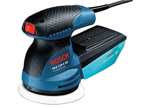 Image of Bosch Professional Random Orbit Sander GEX 125-1 AE (240V, Microfilter Box, Sanding Paper K80, Carrying Case)