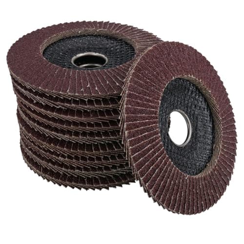 Image of AB Tools 10 x Flap Discs 40 Grit Angle Grinder 4.5" (115mm) Flat Sanding Grinding AU025