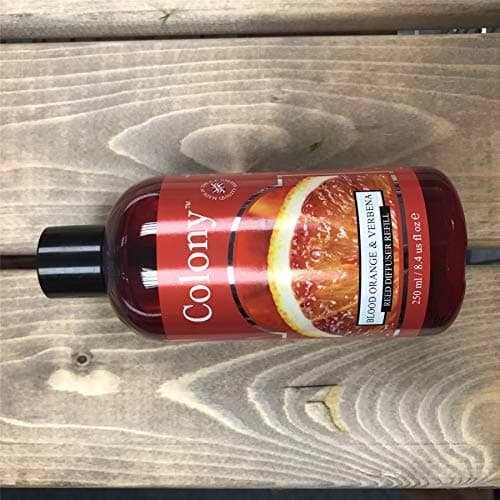 Image of Wax Lyrical Colony Refill Reed Diffuser Freshener 250ml Oil Scented Fragrance (Blood Orange and Verbena)