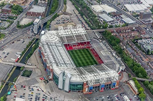 Image of 1000 Piece Jigsaw Puzzles for Adults Kids | England Old Trafford, Manchester United Stadium from Above | 27.6" X 19.7" DIY Home Entertainment Toys for Adults Kids 38x26CM
