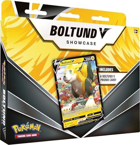 Image of Pokémon TCG: Boltund V Showcase Box (1 Foil Promo Card & 3 Booster Packs)