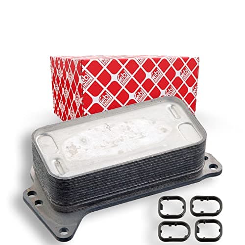 Image of febi bilstein 105945 Oil Cooler with Gasket Set, Pack of 1