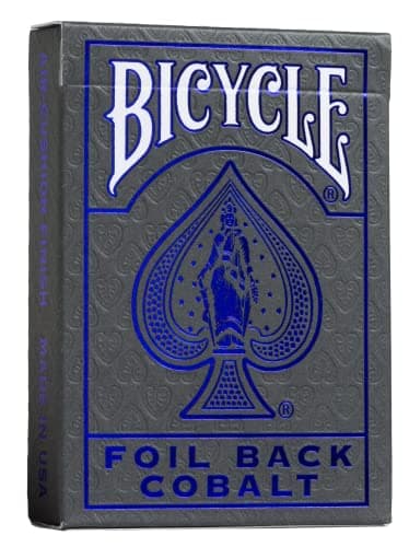 Image of Bicycle MetalLuxe Blue Playing Cards - 1 Deck, Air Cushion Finish, Professional, Superb Handling & Durability, Great Gift For Card Collectors