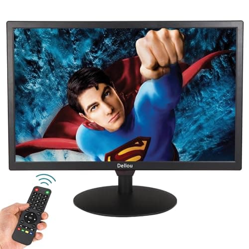 Image of Eoulyee 19 inch Monitoring LCD Display Security Camera Monitor Multifunction Interface HDMI, AV, BNC, VGA, USB, PC Input CCTV Computer Monitor Built-in Speaker 1440x900 Resolution