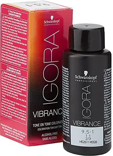 Image of Schwarzkopf Professional Igora Vibrance Tone on Tone Hair Colour, No. 9.5-1 Platinum Blonde Cendré, 60 ml