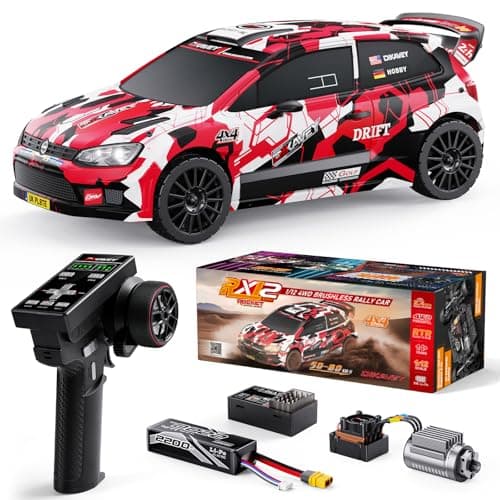 Image of DIKAVEY 1/12 Fast RC Cars for Adults, Max 50 MPH Brushless RC Drift Car with Gyro, 4WD RTR High Speed RC Rally Cars, with 3S 2200 mAh Drifting RC Remote Control Car for Adult