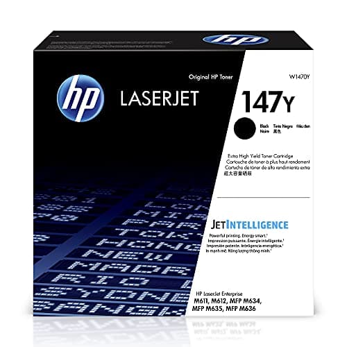 Image of HP W1470Y 147Y Extra High Yield Original LaserJet Toner Cartridge, Black, Single Pack