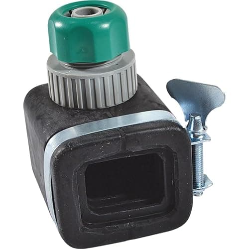 Image of Large Square Mixer Tap Connector - Kitchen Garden Hose Pipe, Fitting | Watering | Suitable for Kitchen Taps | Easy Quick | Strong Durable | Water
